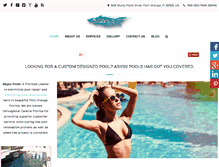 Tablet Screenshot of abysspoolsllc.com